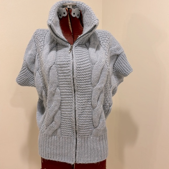 Powder Blue Knitted Sweater - Picture 6 of 8